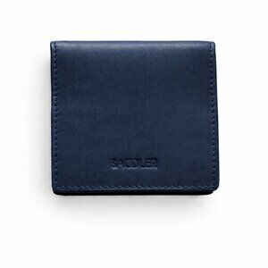 Saddler Genuine Leather Men's Navy Slim Bifold